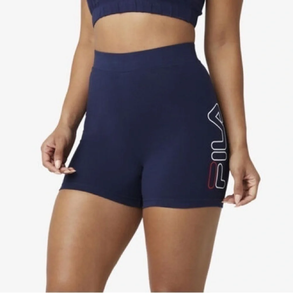 FILA Beatriz High Waist Bike Shorts, size S